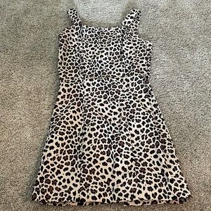 leopard print dress